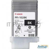 Картридж струйный Canon Pfi-102bk (0895b001) черный, 130 мл., для Ipf605, Ipf610, Ipf650, Ipf655, Ip
