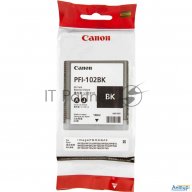 Картридж струйный Canon Pfi-102bk (0895b001) черный, 130 мл., для Ipf605, Ipf610, Ipf650, Ipf655, Ip