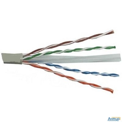 Exegate Ex186134rus Кабель Utp 4 пары кат.6 Exegate Cca, 23awg, 305м Pullbox, серый