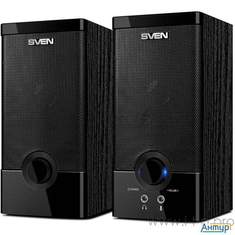 Sven Sps-603 черный (usb-порт ПК, ноутбука или адаптер 5v Dc)