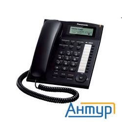Kx-ts2388rub (черный) (индикатор вызова,повторный набор последнего номера,4 уровня громкости звонка)