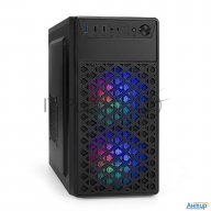 Корпус Minitower Exegate Mevo-7803 (matx, без БП, 2*usb+1*usb3.0, Hd аудио, черный, 2 вент. 12см с R