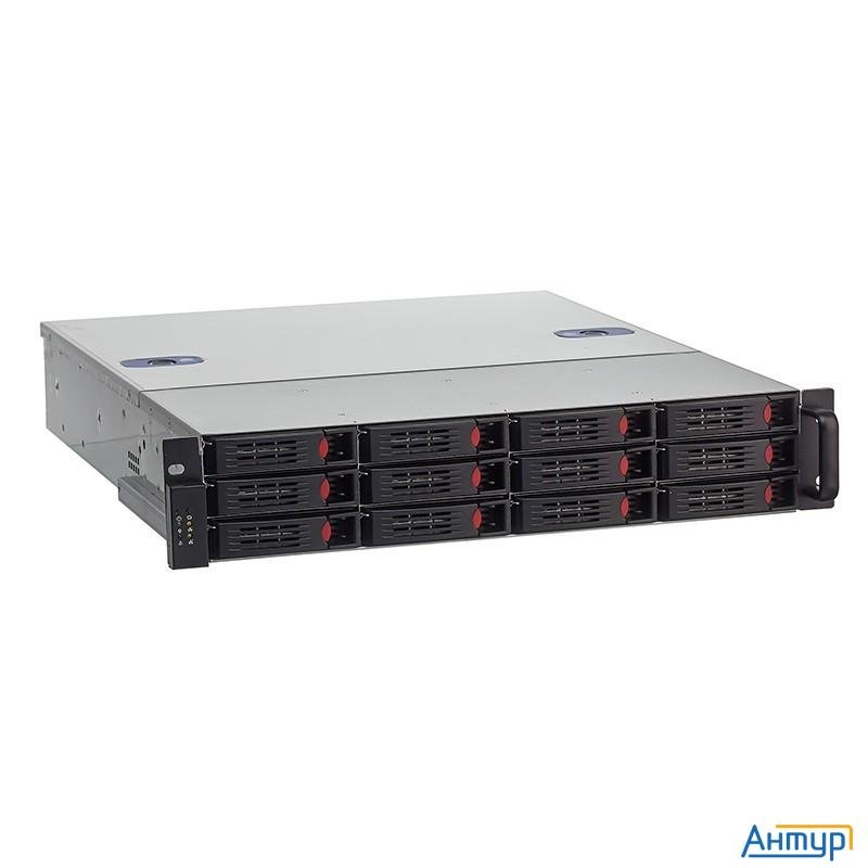 Exegate Ex281294rus Серверный корпус Exegate Pro 2u550-hs12 <rm 19", высота 2u, глубина 550, БП 1u-5