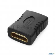 Переходник Gembird Переходник Hdmi-hdmi  19f/19f, золотые разъемы, пакет A-hdmi-ff