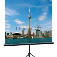 Экран на треноге Lumien 150x150см Eco View Lev-100101 1:1 напольный рулонный