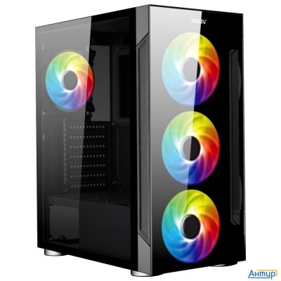 Ginzzu Cl280 Fan 12cm Rgb*4 Usb3.0 Window