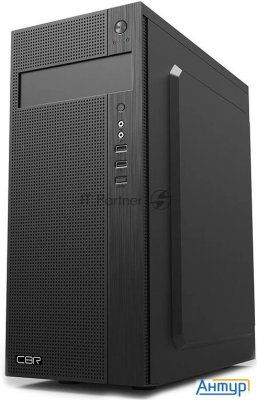 Корпус Cbr Pcc-atx-e185-wpsu Atx Miditower E185, без БП, 2*usb 2.0, Hd Audio+mic, Black
