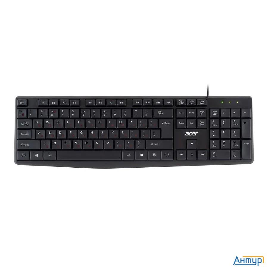 Acer Okw121 [zl.kbdee.00b] черный Usb проводная клавиатура