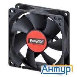 Exegate Ex283389rus Вентилятор Exegate Ex12025s3pm, 120x120x25 мм, подшипник скольжения, 3pin+molex,