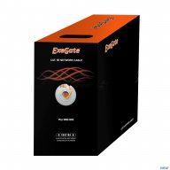 Кабель Exegate Ex256747rus Кабель Utp 4 пары кат.5e Exegate Cca, Lszh, бухта 305м, оранжевый