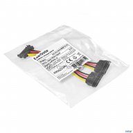 Exegate Ex294794rus Кабель питания Sata Exegate Ex-cc-satam2f-0.15 (15pin M/2x15pinf, 0,15м)