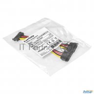 Exegate Ex294794rus Кабель питания Sata Exegate Ex-cc-satam2f-0.15 (15pin M/2x15pinf, 0,15м)
