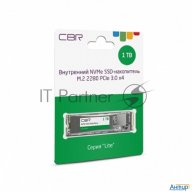 Твердотельный накопитель Cbr Ssd-001tb-m.2-lt22, Внутренний Ssd-накопитель, серия "lite", 1024 Gb, M