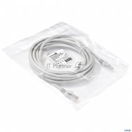 Патч-корд Exegate Ex286385rus Utp-rj45-rj45-5e-5m-lszh-gy, Utp, Cat.5e, Lszh, 5м, серый