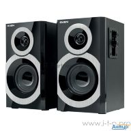 Sven Sps-619, чёрный, акустическая система 2.0, мощность 2х10 Вт(rms)