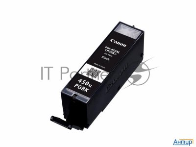 Картридж струйный Canon Pgi-450xlpgbk (6434b001) пигментный черный, 22мл (500 стр.), для Pixma Ip724