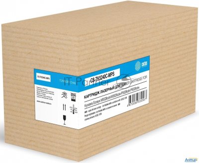 Картридж лазерный Cactus Cs-tk5240c-mps Tk-5240c голубой (6000стр.) для Kyocera Ecosys M5526cdn/m552