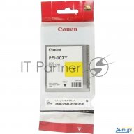 Картридж струйный Canon Pfi-107y 6708b001 желтый для Canon Ip F680/685/780/785 (130мл)