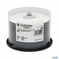 Диск Cd-r Verbatim 700mb 52x Cake Box (25шт) Printable (43439)