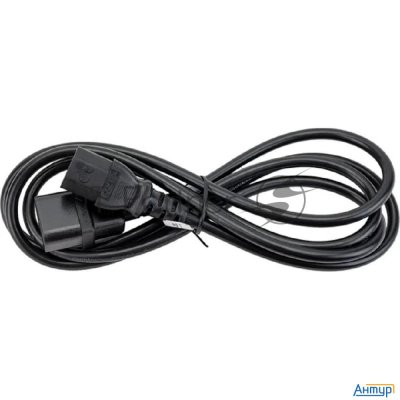 Кабель питания Cabeus Pc-189-vde-1.0-1.8m монитор-компьютер Iec 320 C13 - Iec 320 C14 (3x1.0), 1.8 м