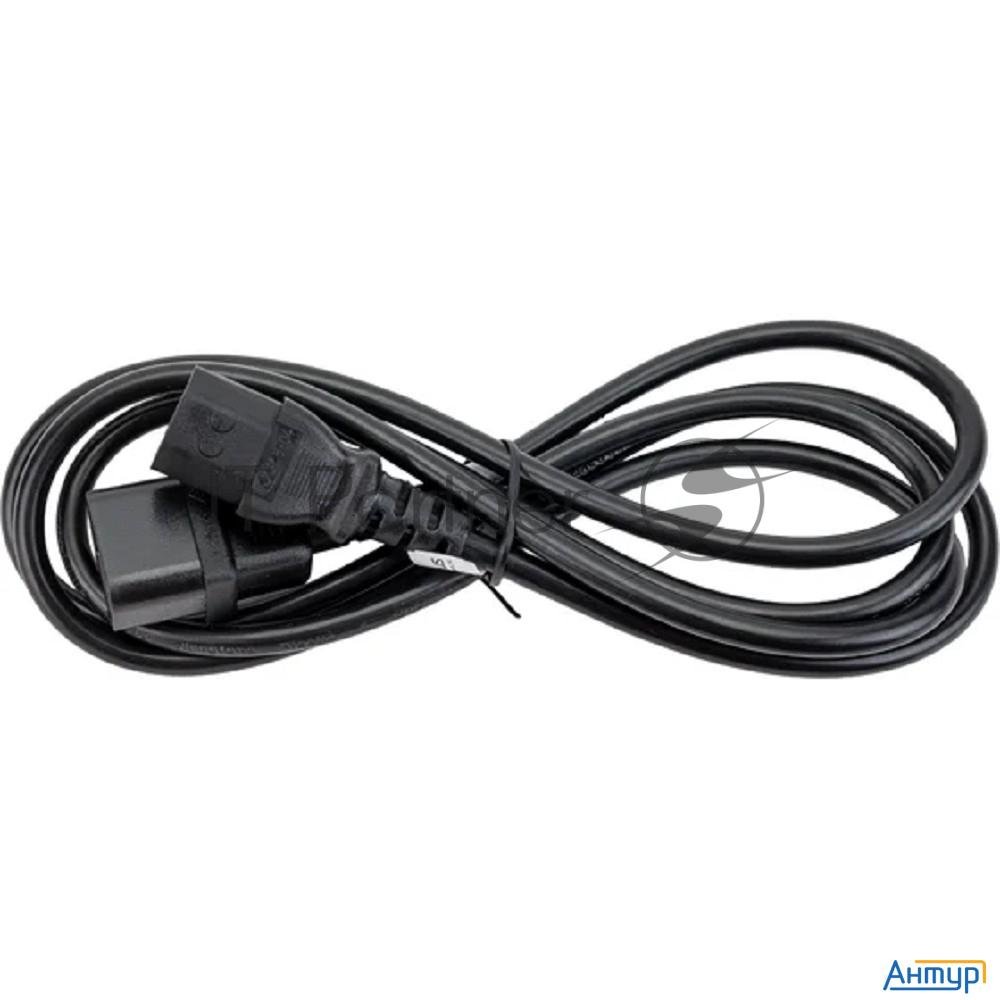 Кабель питания Cabeus Pc-189-vde-1.0-1.8m монитор-компьютер Iec 320 C13 - Iec 320 C14 (3x1.0), 1.8 м