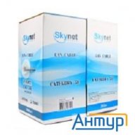 Skynet Кабель Utp Indoor 4x2x0,48, медный, Fluke Test, кат.5e, однож., (305м) Box, серый [css-utp-4-