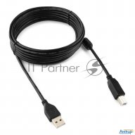 Кабель Gembird Ccf-usb2-ambm-15 Usb 2.0 кабель Pro для соед. 4.5м Am/bm  позол.конт., фер.кол., паке
