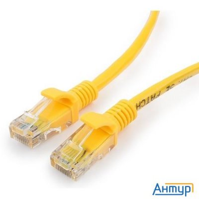 Cablexpert Патч-корд медный Utp Pp10-2m/y кат.5, 2м, литой, многожильный (желтый)