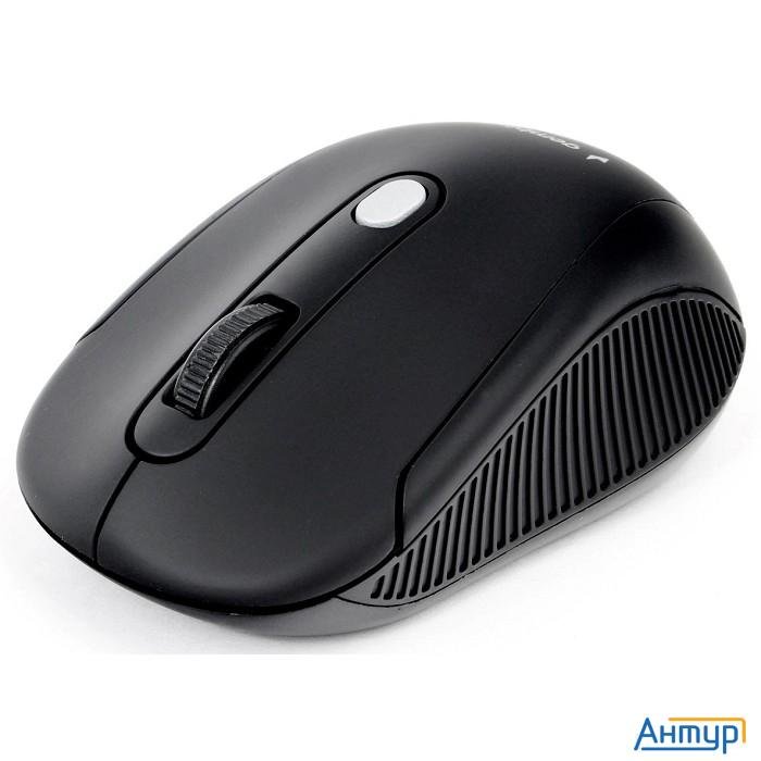 Gembird Musw-420 {Мышь беспроводная, 2.4ГГц, черный, 4кн, 1600dpi, блистер} [musw-420]