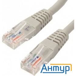 Патч-корд литой "telecom" Utp кат.5е 7,5м серый
