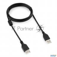 Кабель Gembird Pro Ccf-usb2-amaf-6 Usb 2.0 кабель удлинительный 1.8м Am/af  позол.конт., фер.кол.,