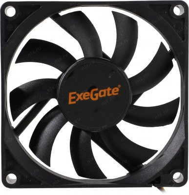 Exegate Ex283373rus Вентилятор Exegate Extrasilent Es08015s3p, 80x80x15 мм, подшипник скольжения, 3p