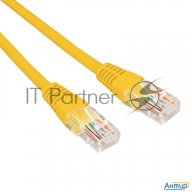 Патч-корд U/utp Rexant категория 6, Rj45-rj45, неэкранированный, 26awg, Lszh, желтый, 0.5 м
