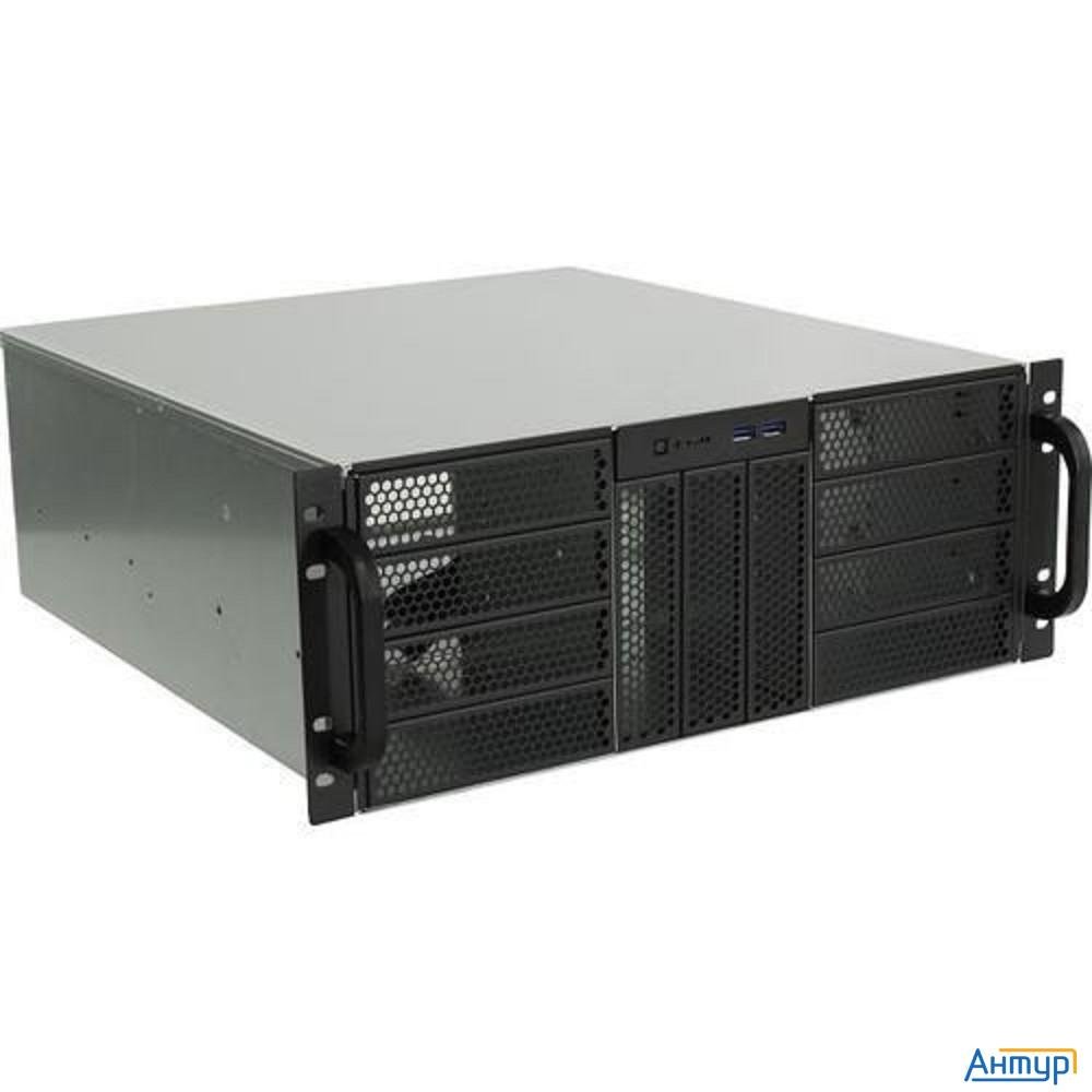 Procase Re411-d4h11-e-55 Корпус 4u Server Case,4x5.25+11hdd,черный,без блока питания,глубина 550мм,m