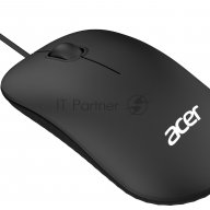 Мышь Acer Omw122 черный оптическая (1200dpi) Usb (3but)