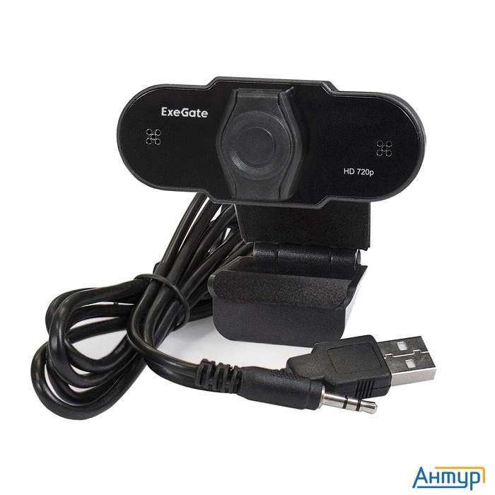 Exegate Ex287386rus Веб-камера Exegate Blackview C525 Hd Tripod (матрица 1/3" 1,3 Мп, 1280х720, 720p
