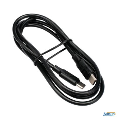 Cablexpert Кабель Usb2.0 Type-c/type-c, 5А, 240Вт, Pd3.1/qc4.0, медь, 1м, черный, пакет (cc-usb2.0-2