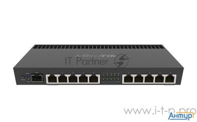 Mikrotik Rb4011igs+rm  Маршрутизатор 1.4ГГц, 4 ядра, 1gb Ram, 512mb Nand, 10x 10/100/1000 Lan, 1 Sfp