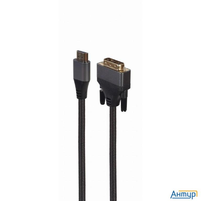 Cablexpert Кабель Hdmi-dvi , 4k, 19m/19m, 1.8м, Single Link, пакет (cc-hdmi-dvi-4k-6)