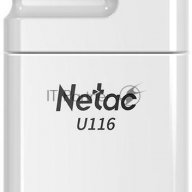 Флеш Диск Netac U116 32gb <nt03u116n-032g-30wh>, Usb3.0, миниатюрная пластиковая белая
