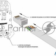 Разъем Rj-45 Rexant (8p8c) под витую пару, Ftp, категория 5e