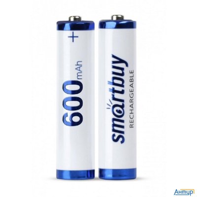 Smartbuy (sbbr-3a02bl600) Аккумулятор Nimh Smartbuy Aaa/2bl 600 Mah (24/240)(2шт. в уп-ке)