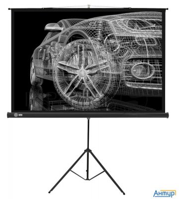 Экран Cactus 124.5x221см Triscreen Cs-pst-124x221 16:9 напольный рулонный черный