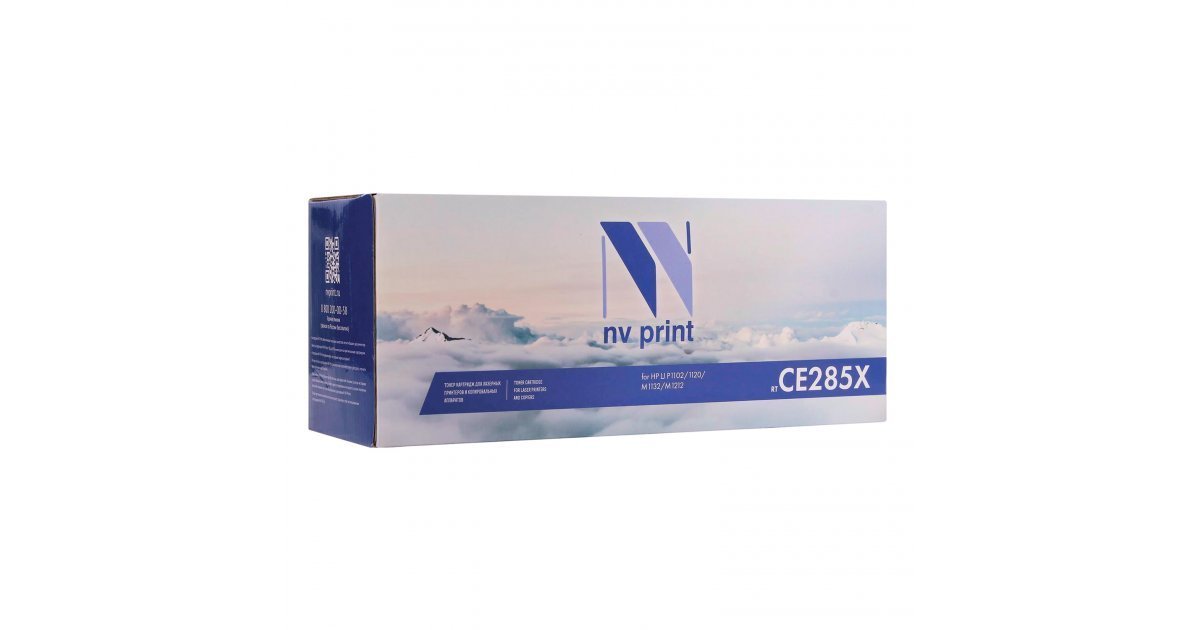 Ce285x Nvprint Картридж Nvprint увеличенной ёмкости для Laserjet P1102/p1102w , чёрный, 2300 стр.