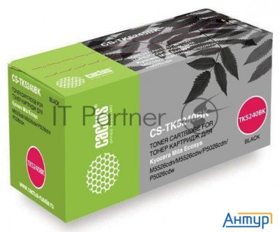 Картридж лазерный Cactus Cs-tk5240bk черный (4000стр.) для Kyocera Ecosys M5526cdn/m5526cdw/p5026cdn