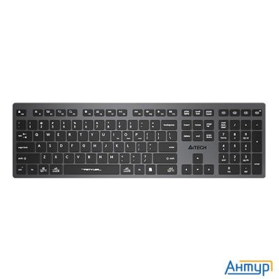 Клавиатура A4tech Fstyler Fbx50c серый Usb беспроводная Bt/radio Slim Multimedia (fbx50c Grey)
