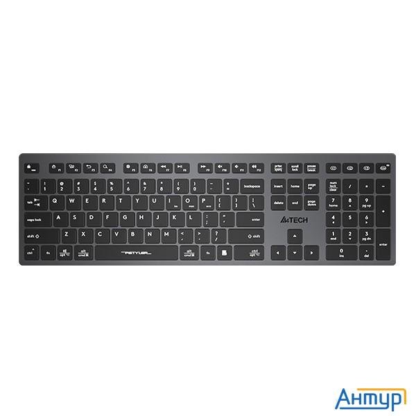 Клавиатура A4tech Fstyler Fbx50c серый Usb беспроводная Bt/radio Slim Multimedia (fbx50c Grey)