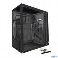 Корпус Exegate Ex283058rus  Minitower Exegate Baa-106 Black, Matx, <aaa400, 80mm>, 2*usb, Audio