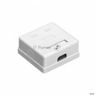 Exegate Ex292843rus Розетка внешняя двойная Exegate Sm2-rj45-c5 Rj-45 кат.5/5e Utp Krone/110