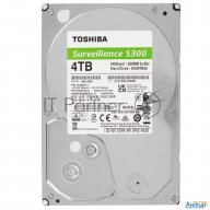 Жесткий диск Hdd Toshiba Sata3 4tb Surveillance S300 (smr) 5400  256mb  (analog Hdwt740uzsva)